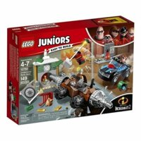 LEGO Juniors 10760 - Gia đình Incredibles đại chiến Tên Trộm Underminer (LEGO 10760 Underminer Bank Heist)