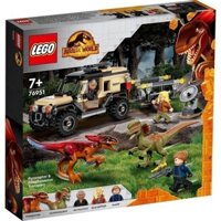 LEGO JURASSIC WORLD 76951 Vận Chuyển Khủng Long Pyroraptor & Dilophosaurus (254 chi tiết)