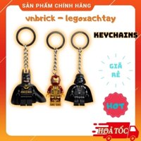 LEGO Keychains Móc Khóa Chính Hãng Batman, Superman, Iron man, Mickey, Golden, Black Panther, Troopers, Darth Vader