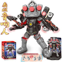 lego khổng lồ squid game Titan Audio Man tăng cường trở lại nhà vệ sinh Man vs Monitor Man Nâng cấp đồ chơi Tay và chân Khối xây dựng TV Man siêu di động