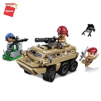Lego Lắp Ghép Mai Phục Xe Bọc Thép Qman 1726