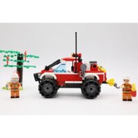 Lego lắp ghép xe công an đồ chơi giúp bé thông minh