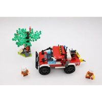 Lego lắp ghép xe công an đồ chơi giúp bé thông minh