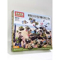 lego lắp ghép  xe tăng 272 chi tiết brother