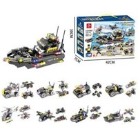 Lego Lắp Ráp Tàu Cảnh Sát LX.A363