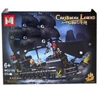 Lego Lắp Ráp Tàu Cướp Biển Caribe MG2106