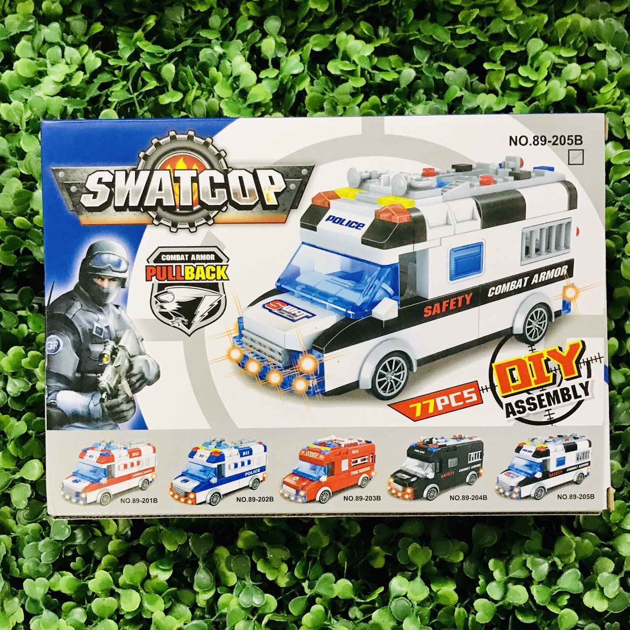 Lego lắp ráp xe cảnh sát 89-205B
