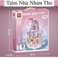 Lego lâu đài công chúa kèm hộp nhạc