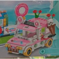 Lego lâu đài , đồ chơi lắp ghép mô hình lâu đài, ô tô cho bé gái giúp bé tăng khả năng tư duy logic