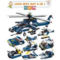 Lego máy bay chiến đấu 8 in 1 - Bộ xếp hình lego máy bay đồ chơi cho bé