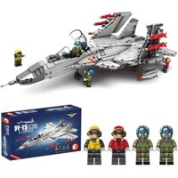 Lego máy bay chiến đấu J-15 đồ chơi lắp ráp 1186 mảnh ghép giúp trẻ thông minh sáng tạo