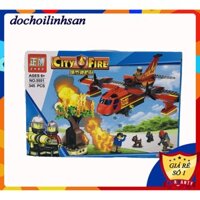 LEGO MÁY BAY CỨU HỎA 345 CHI TIẾT  - lego cứu hỏa