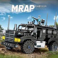 lego máy bay K2061 Quân đội đặc nhiệm xe bọc thép khối xây dựng xe cảnh sát nam máy bay quà tặng lắp ráp đồ chơi