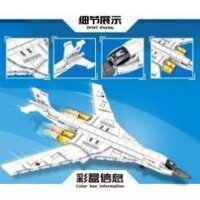 Lego máy bay quân sự HY Store mô hình 400 chi tiết tăng khả năng tư duy sáng tạo giúp bé tập trung - sp 19