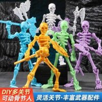 lego máy khoan đồ chơi công nghệ cao Con rối khớp di động đa khớp 3D Hình người Bộ xương Người Mô hình Tự làm lắp ráp khối xây dựng Mặt dây chuyền đồ chơi