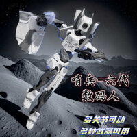 lego máy khoan squid game Sentinel Robot di động toàn thân Bamboo Man Joint Man Lucky 13 Puppet Đồ chơi in 3D di động đa khớp