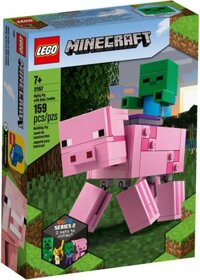LEGO Minecraft 21157 Heo khổng lồ và Baby Zombie