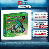 LEGO MINECRAFT 21244 Tiền Đồn Cất Giữ Kiếm Kim Cương (427 Chi Tiết)