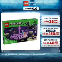 LEGO MINECRAFT 21264 Đồ Chơi Lắp Ráp Chạm Trán Rồng Ender Và Con Thuyền End  (657 chi tiết)