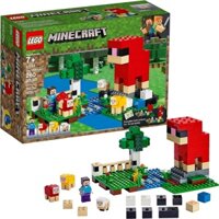 Lego minecraft steve và nông trại cừu chính hãng 21153