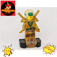 (LEGO MINIFIGURE NINJAGO) NHÂN VẬT LEGO GOLDEN LLOYD KỈ NIỆM 10 NĂM 71735