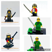 LEGO MINIFIGURES - ĐỒ CHƠI LẮP RÁP LEGO NINJA & SAMURAI SHOGUN MINIFIGURES 3344-3345-3346