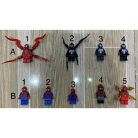 lego minifigures nhân vật siêu anh hùng marvel spider man và venom hàng chính hãng