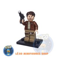 [Lego MINIFIGURES] Nhân vật LEGO Star War - Battle on Scarif | Cassian Andor Reddish Brown Jacket