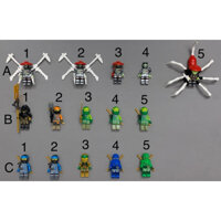 lego minifigures nhân vật ninjago hàng chính hãng