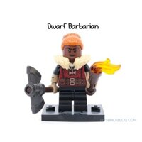Lego Minifigures - Series  Dungeons & Dragons - Dwarf Barbarian (mới 100%)