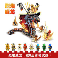 lego morro lego ninjago lego ninjago rồng lego ninjago lốc xoáy lego ninjago lloyd Tương thích với Lego Phantom Ninja Flame Veyron Big Devouring Demon Giant Snake Time Mecha Đồ chơi khối xây dựng lắp ráp cho trẻ em