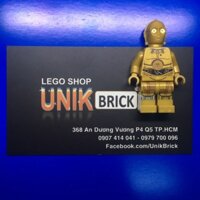 Lego Nhân vật C-3PO (vàng đồng) trong Star Wars - Chiến tranh giữa các vì sao chính hãng (như hình)