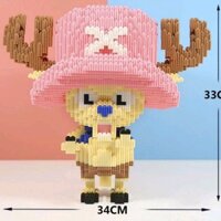 lego One Piece Chopper lắp ráp ghép hình mô hình 3D