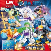 lego one piece lego tàu one piece nhân vật lego one piece mô hình lego one piece Happy Play 7211 One Piece Búp bê đồ chơi giáo dục hạt nhỏ Quà Tặng Học sinh Lắp ghép mô hình khối xếp hình