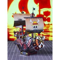 lego one piece lego tàu one piece nhân vật lego one piece mô hình lego one piece [Bộ sưu tập của 1747 người] Câu đố ba chiều hoàn toàn bằng kim loại One Piece Qianyang Wanli Sunshine Mô hình lắp ráp màu 3D Handmade DIY