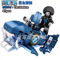 lego one piece lego tàu one piece mô hình lego one piece combo lego one piece Tương thích với Lego Creative Balance One Piece Treo Air Sailing Puzzle Mô hình Lắp ráp khối hạt nhỏ