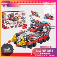 Lego Panlos 690012 Lắp Ráp Chiến Xa Ultraman 12 in 1 - Siêu Nhân Điện Quang ( 551 Mảnh ) [Hot]