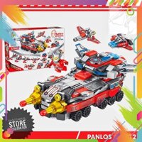 Lego Panlos 690012 Lắp Ráp Chiến Xa Ultraman 12 in 1 - Siêu Nhân Điện Quang ( 551 Mảnh )( Hàng có sẵn )