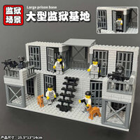 Lego Quân đội Nhân dân Cơ sở Nhà tù Tháp Tiền đồn Lồng Phòng giam giữ Bảo vệ Ngôi nhà Cảnh Con trai Khối xây dựng Đồ chơi