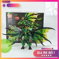 Lego Quan Guan 634 Lắp Ráp Rồng Bay Ninjago ( 307 Mảnh - Xanh Lá ) [Hot]