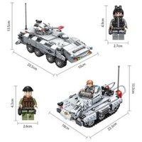 Lego Ráp Xe Tăng Quân Sự - Gun Strike No:635013