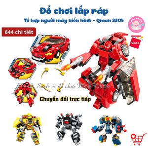Lego Robot Biến Hình Qman 3305