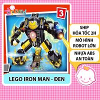 Lego Robot Iron Man Mô Hình Đồ Chơi Lắp Ráp Lego Hulkbuster Giúp Trẻ Nâng Cao Khả Năng Tư Duy Phát Triển Trí Não