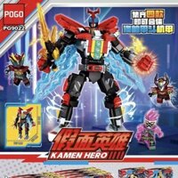 lego robot lego robot mini biến hình lego ninjago robot lego robot giá rẻ Tương thích với mặt nạ cơ khí hiệp sĩ chiến đấu Vua Robot cậu bé biến dạng quà tặng đồ chơi khối xây dựng hình hạt lắp ráp giáo dục