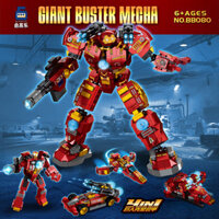 lego robot lego robot mini biến hình lego ninjago robot lego robot giá rẻ Đồ chơi cho bé trai hạt nhỏ lắp ráp khối xây dựng 4 trong 1 chống Hulk thép bọc thép Avengers quà tặng sinh nhật