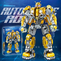 lego robot Tương thích với đồ chơi robot lắp ráp LEGO Bumblebee Robot Transformers dành cho bé trai từ 6-8-12 tuổi