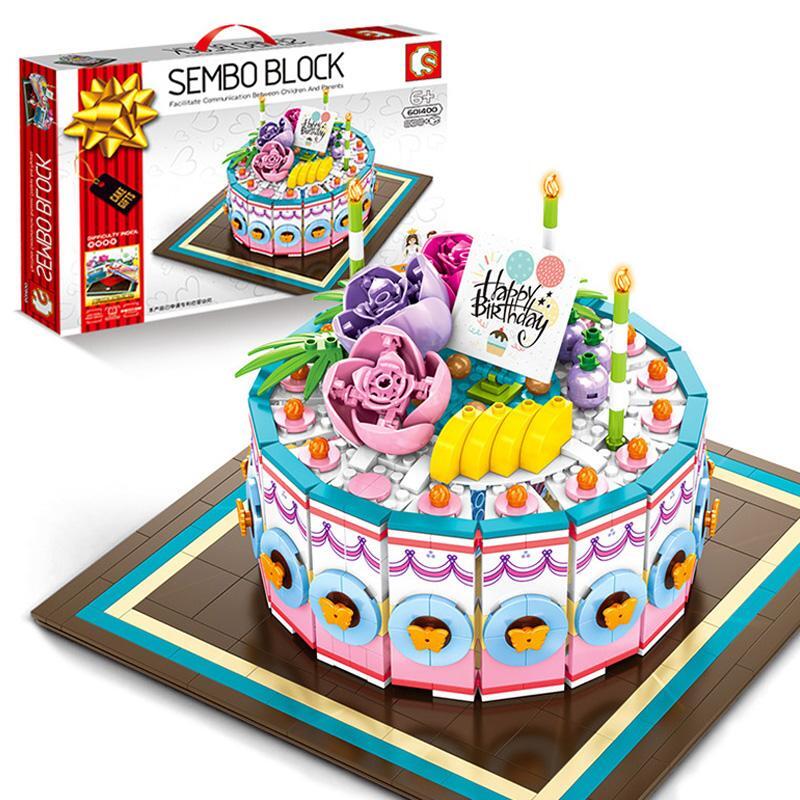 Lego Sembo 601400 - Mô hình bánh kem mừng sinh nhật