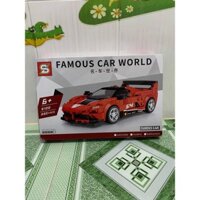 Lego- Siêu xe Thể Thao FAMOUS CAR WORLD 330 Mảnh Ghép