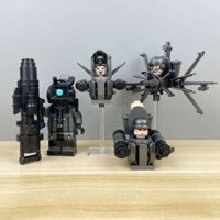 lego skibidi toilet giá rẻ đồ chơi cho bé trai Mùa thứ 9 mới xây dựng nhà vệ sinh và giám sát Renzi Titan âm thanh người đàn ông đồ chơi mô hình lắp ráp MAN4.0