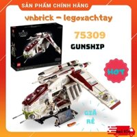 LEGO Star Wars 75309 Republic Gunship Máy Bay Phe Cộng Hoà